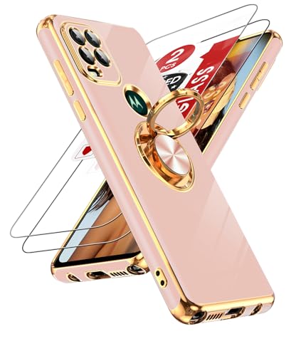 Coque Moto G Stylus 5G 2021 antichoc avec bague magnétique 360