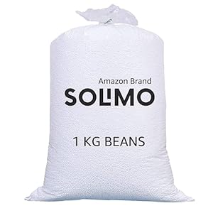 Amazon Brand – Solimo Nylon Beans Refill Pack (Fillers for Bean Bag, 1 Kg), Brown