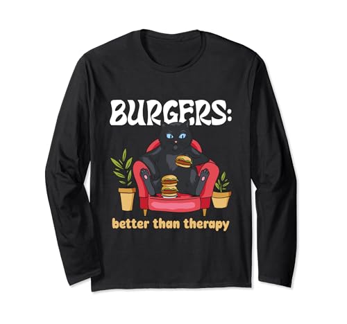 Burgers and Bliss - A Delicious Escape Burgers Long Sleeve T-Shirt