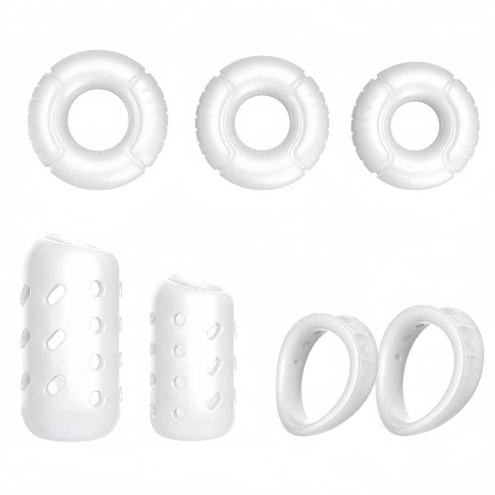 GOODLAND コックリング 包茎リング ペニスリング 通気孔 7点セット 通気性100% 快適 昼间用＆夜間用 人気 男性用 アダルトグッズ 大人のおもちゃ