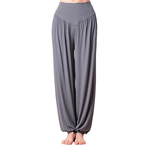 Pantalones de yoga para mujer en modal premium elásticos para pilates y deporte