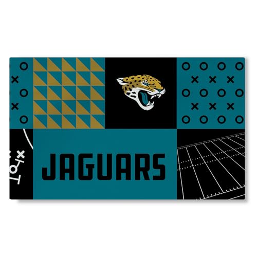 Northwest NFL Jacksonville Jaguars 3x5 Washable Area Rug