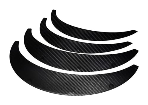 Guardabarros universales estilo negro carbono para renovar la estética y moldura de tu coche