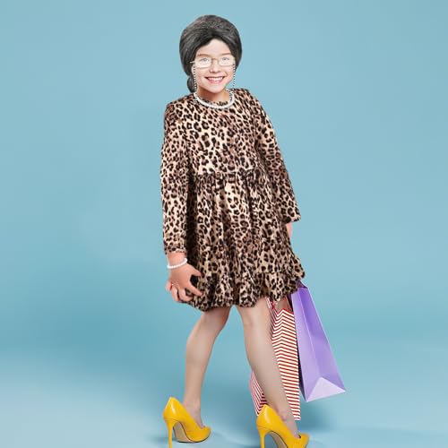 57% Off Yaomiao Kids Old Lady Costume Set for School & Halloween