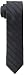 Calvin Klein Men's Mirror Double Stripe Slim Tie, Black, One Size