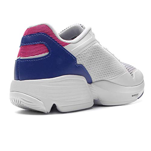Tênis Extra Jog, Fila, Feminino, Branco/Azul/Rosa Pink, 34