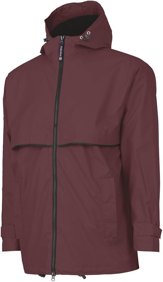 Charles River Men's New Englander Waterproof Rain Jacket (Reg & Ext Sizes)