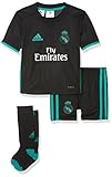 Producto de alta calidad. adidas Mini Conjunto Equipación Línea Real Madrid Temporada 2017/2018, Unisex, Negro (Arraer), 104