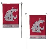 Desert Cactus Washington State University WSU Garden Flag – 19 x 12 Inch Washington State Cougars Banner, for Outdoor Display and Events (Design A)