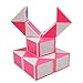 Mipartebo Magic Snake Cube Twist Puzzle 24 Wedges Large Size Twist Fidget Snake Toys Gift Party Favors Game Goodie Bag Fillers Christmas Stocking Stuffers for Kids Adults Teens Pink