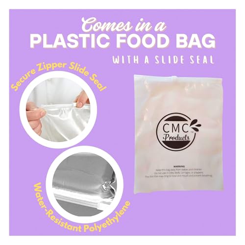 CMC Products Slide Seal Bag of 100 Heinz Ketchup Condiment Packs Condiment Packs - Ketchup w/ Plastic Food Bag & Slide Seal β Perfect for Boxed Lunches, BBQ, Picnics, and Parties (Ketchup, 100 Count)