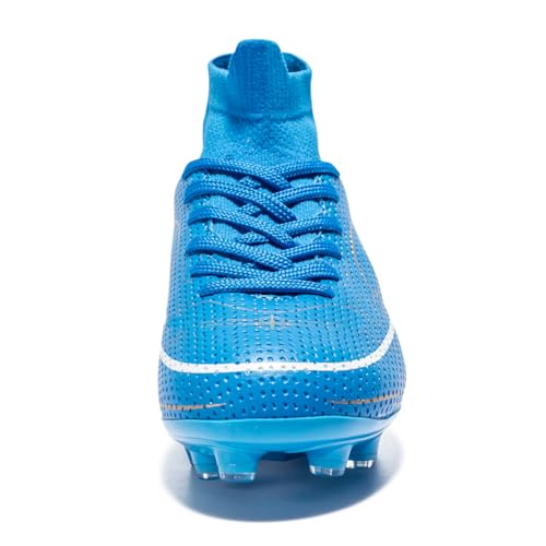 breooes Chuteiras de futebol para meninos, chuteiras infantis, chuteiras para treino ao ar livre, tê