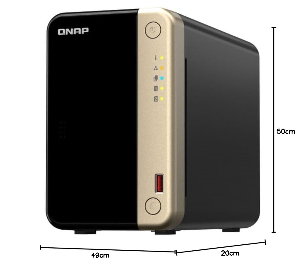 QNAP NAS TS-253A メモリ8GB 未使用リモコン付 QNAP NAS TS-253A メモリ8GB 未使用リモコン付