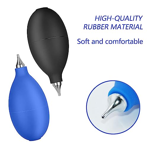 2 Stück Luftgebläse-Staubreinigerball Handgehaltenes Gummistaubreinigungsgerät Quetschball Pumpe Staubentferner Luftballon für Kamera, Tastatur und Hörgeräte