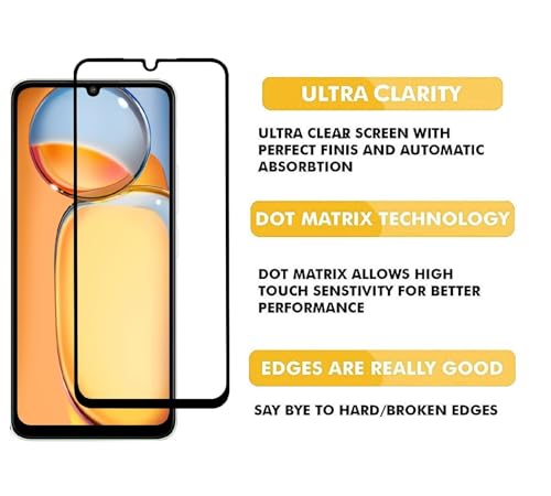 Image of HD, Scratch, Tear Resistant Edge to Edge Tempered Glass Screen Protector Guard Suitable For Vivo Y72 / 53s