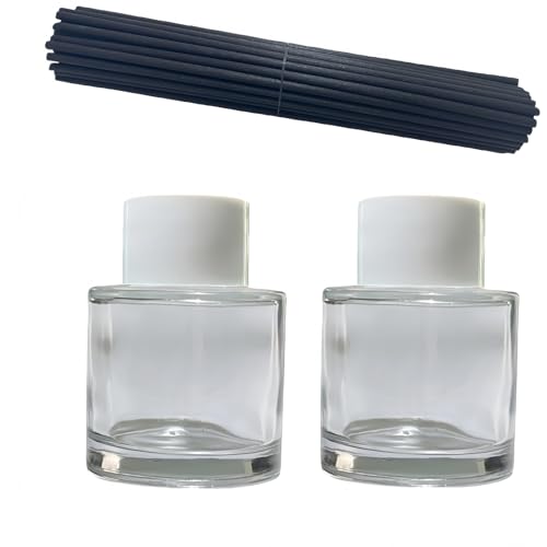 Set 2 botellas difusoras con varillas para aromaterapia miniatura 1