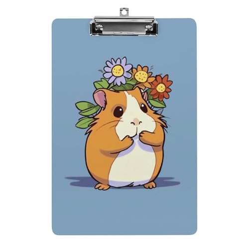 Porte-bloc en acrylique A4 transparent avec un motif souriant