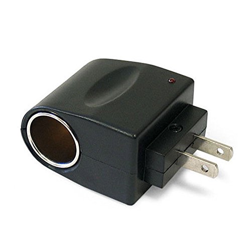 2 PACK Universal AC to DC Car and Household Cigarette Lighter Socket Adapter 110~220V Mains to 12V