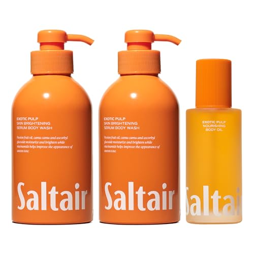 Saltair Exotic Pulp Body Care Bundle | Body Wash & Hydrating Oil | 3 Pc image 5