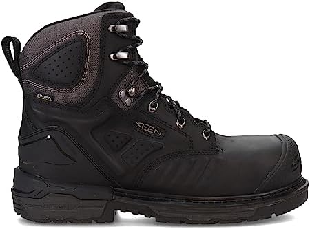 KEEN Utility Men's Philadelphia 6” Composite Toe Waterproof Work Boots,  Black/Steel Grey, 8 : Buy Online at Best Price in KSA - Souq is now  Amazon.sa: Fashion