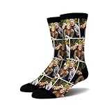 Sockologie Personalized Custom Novelty Photo Socks - Upload Any Photo - Pets, People, Weddings, Vacation etc. US Designed & Shipped (Photo Collage 1)