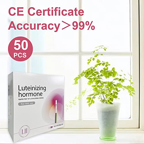 50Pcs Lh Test Strips For Women, Ovulation Predictor Kit Tracker With High Sensitivity Result & Easy Operation For Women To Use At Home #TOP5