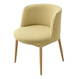 Housse De Chaise De Salle À Manger Extensible De Coquille Jacquard Couverture De Chaise Housse De Protection pour Accueil Céronie Banquet Fête De Mariage (Color : D, Quantity : 1pcs)