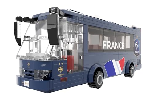 MEGABLEU Jeu de construction Bus en briques Fédération Française de Football 319 pièces Dès - vue 6