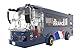 Megableu - Bus der französischen Mannschaft FFF zum Zusammenbauen – 319 Bausteine – offizielles FFF-Modell – Fußball-Bauspiel für Kinder & Erwachsene – Geschenkidee für Fans & Unterstützer, blau