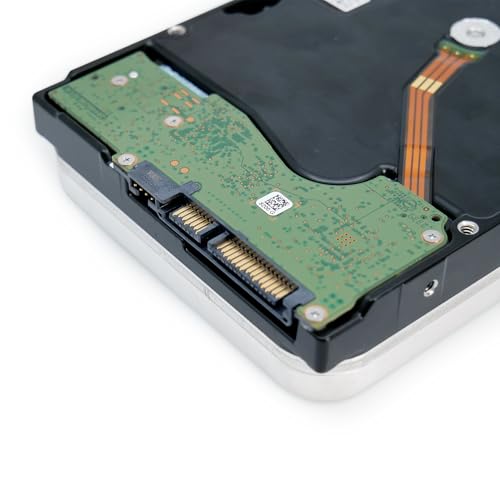 Image of Seagate Exos 28TB Internal Hard Drive HDD - 3.5 in CMR SATA 6Gb /s, 7200 RPM, 512MB Cache, 2.5M MTBF - ST28000NM000C (Renewed)