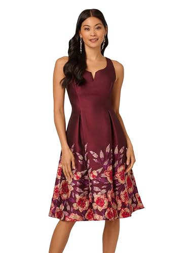Adrianna Papell Women's Notch Scoop Neck Midi - Main Image