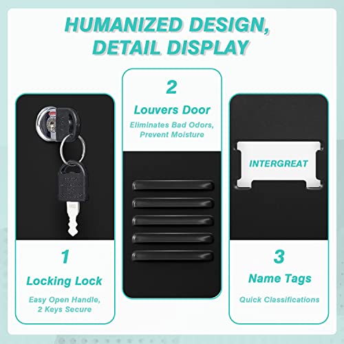 Intergreat Metal Locker For Office Storage Locker Employees Locker For School Gym Lockers Corridor Locker 6 Tier 6 Door #TOP2