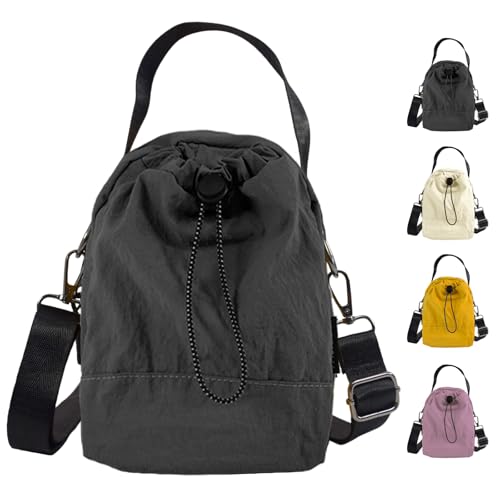 LassZone Water Bottle Carrier Bag for Women Men Water Bottle Crossbody Sling Bag Water Bottle Holder Pouch with Adjustable Strap for Walking Hiking Travel