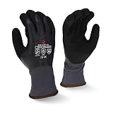 Radians RWG28M Cut Level A2 Waterproof Dipped Winter Gripper Gloves, Pair, Medium (Pack of 12),Gray