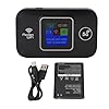 Hotspot WiFi Mobile débloqué, Routeur 4G LTE avec Emplacement pour Carte SIM, WiFi Portable sans Fil pour Les Voyages, Haute Vitesse 300 Mbps, 10 Utilisateurs, 3000 MAh pour