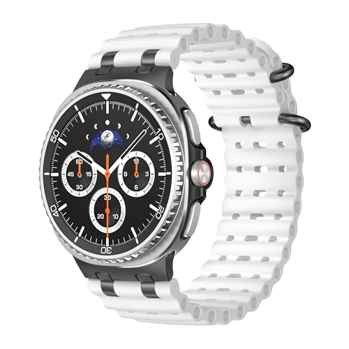 AISPORTS Samsung Galaxy Watch 8/8 �N���V�b�N�o���h �V���R�� �\�t�g �_�� �ʋC�� �V���R���u���X���b�g �X�|�[�c���X�g�o���h �����p�o���h Samsung Watch 8 Classic 46mm/8 (40mm/44m