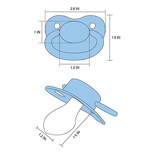 Image of LittleForBig BigShield Generation-1 Pacifier LightBlue