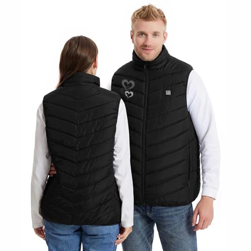 maisdgop Heated Vest Women Men 9 Heated Zones Winter Hiking Vests Lightweight Heating Vest Battery Pack Not Included4