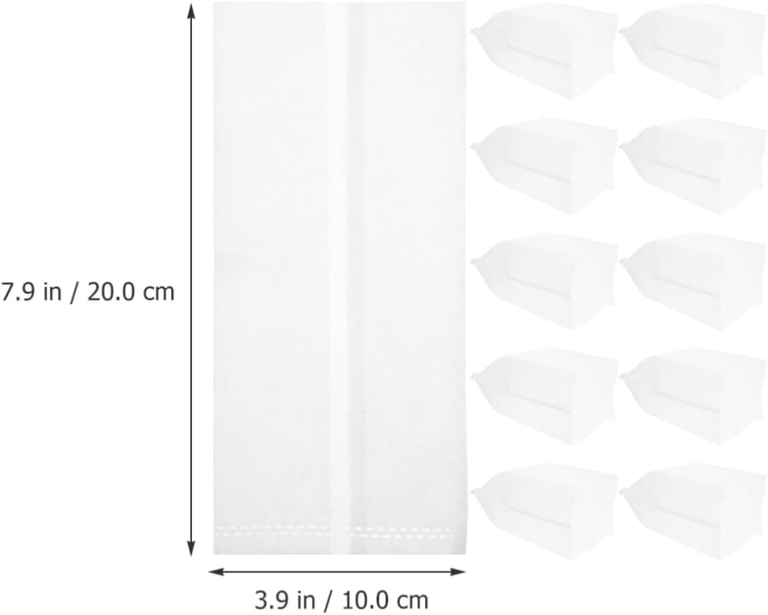 LIFKOME Nursery Grow Bags Prevent Water Loss and Excess Watering Non-Woven Fabric 100pcs Biodegradable for Plants and Carrots for Garden and Fruit Vegetable Planting