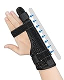 TAROYQASUL Pinky Finger Splint (M), Splint for Pinky Finger, Little Finger Brace, Trigger Finger Splint Stabilizer, Broken Fingers Wrist Support for Arthritis Tendonitis Injury Fits Left & Right Hand