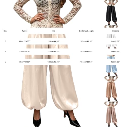 Pantalones cómodos para el día a día con diseño holgado estilo harén 3