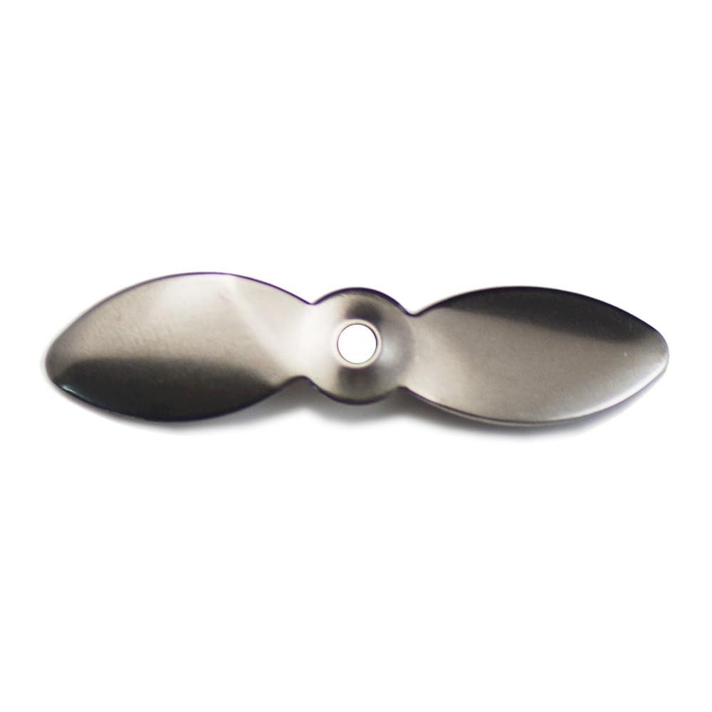 100 Lames Style Hélice Pour Leurres De Pêche - Argent Et Or - Acier Inoxydable - Marque LIMIT MFG - Fabriqué Aux USA