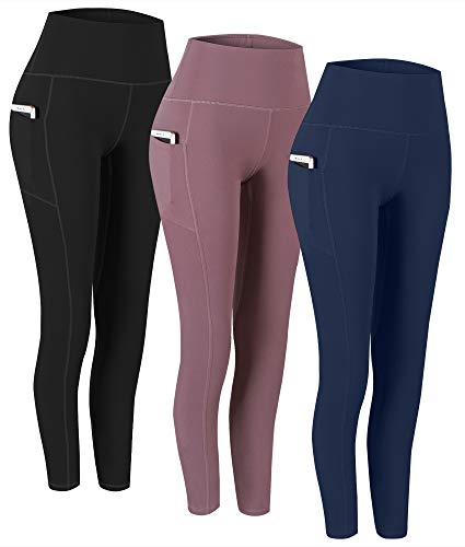 Fengbay High Waist Yoga Pants with Pockets (2 Pack)