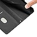 Rfvzubemok Compatible with Vivo V50 Lite 5G,Compatible with Vivo V50 Lite 4G Card Slots Flip Stand Wallet Case Black