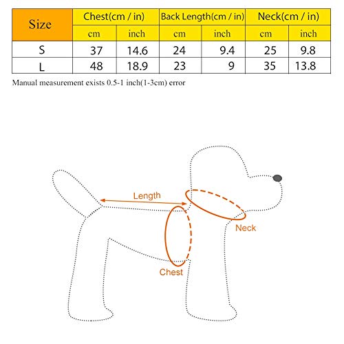 HEEPDD Completo per Cani, Vestiti per Cani