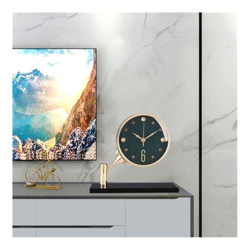 Reloj de mesa de aleación de diseño simple y elegante para uso en interiores 4