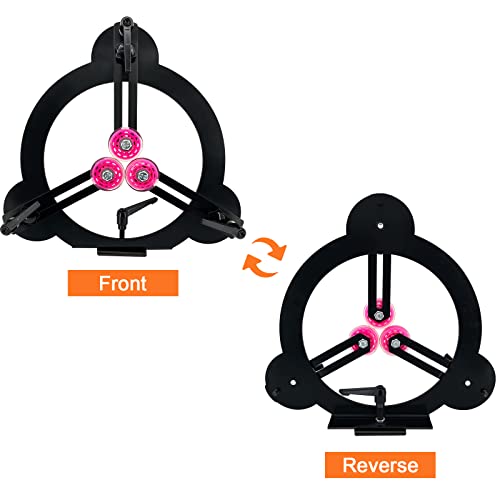 3-Point Woodturning Adjustable Steady Rest For 12" Lathe Swing, Lathe Accessory - Break Open Style #TOP2