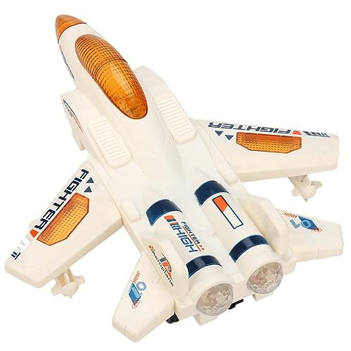 Juguetes de avión Eléctricos, Juguetes de avión ABS para niños pequeños Juguetes de avión con luces musicales intermitentes, Juguetes de avión al aire libre, Artesanía excepcional, Juguetes educativos