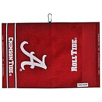 Team Effort Alabama Crimson Tide Face/Club Jacquard-Handtuch, 40,6 x 61 cm