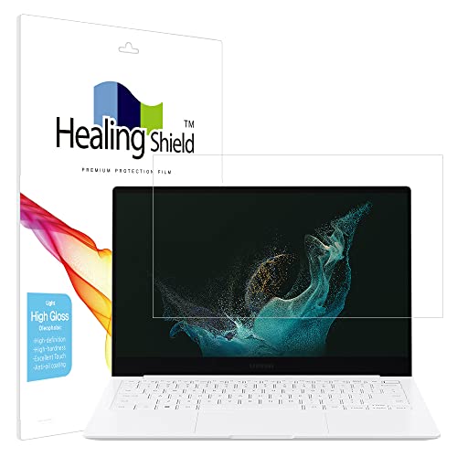 Healingshield �X�L���V�[���t���ی�t�B���� Screen Protector Light Oleophobic High Gloss Film Compatible with GALAXY BOOK PRO 13 NT931XDB